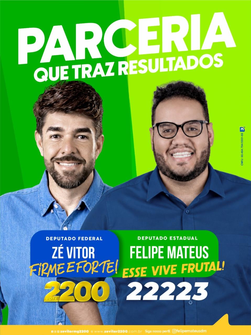 Material de campanha Felipe Mateus