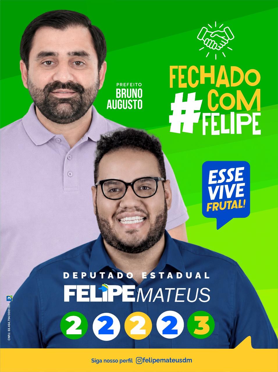 Material de campanha Felipe Mateus