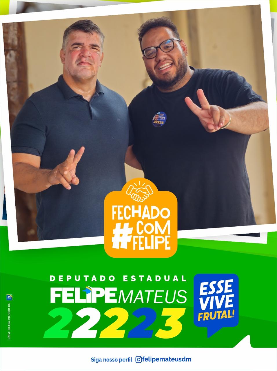 Material de campanha Felipe Mateus
