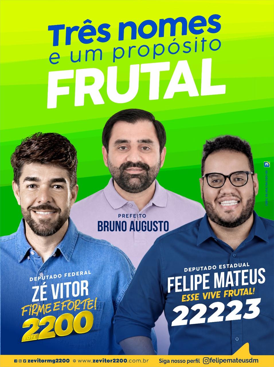 Material de campanha Felipe Mateus