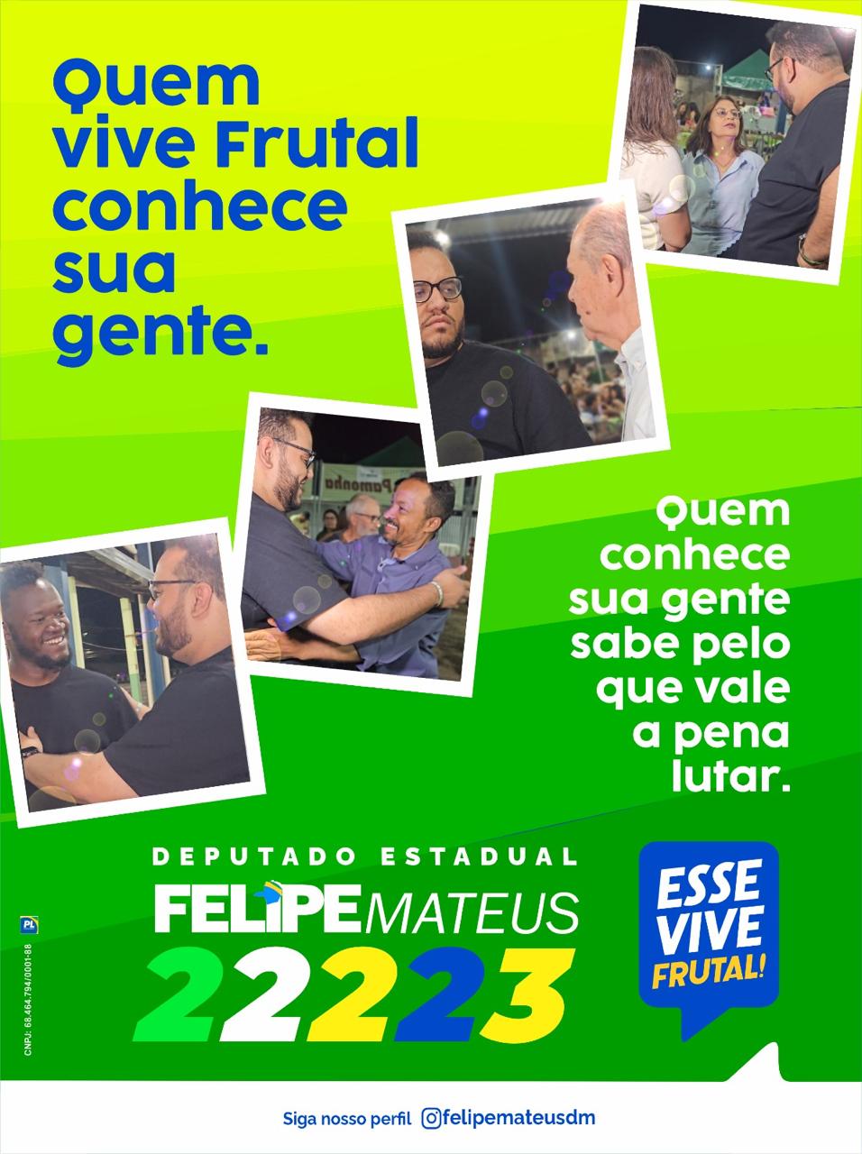 Material de campanha Felipe Mateus