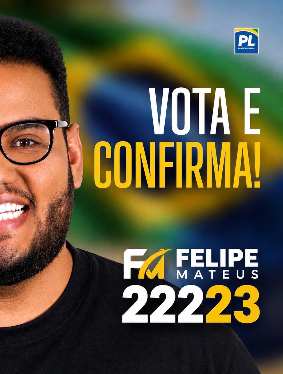 Material de campanha de Felipe Mateus